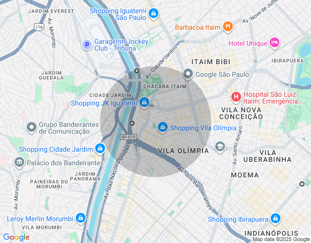 Imóvel no mapa