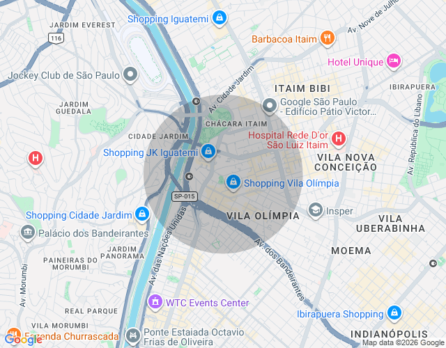 Imóvel no mapa