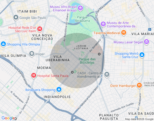 Imóvel no mapa