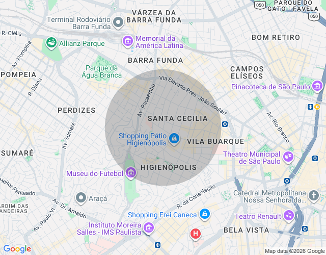Imóvel no mapa