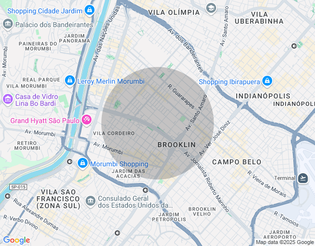Imóvel no mapa