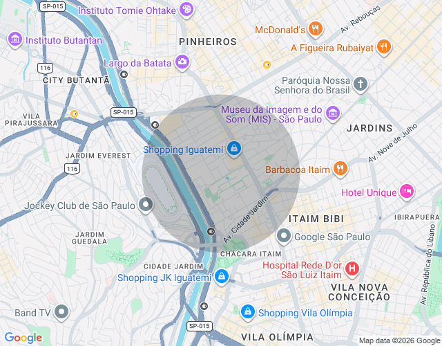 Imóvel no mapa