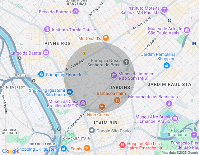Imóvel no mapa
