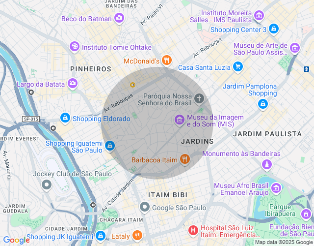 Imóvel no mapa