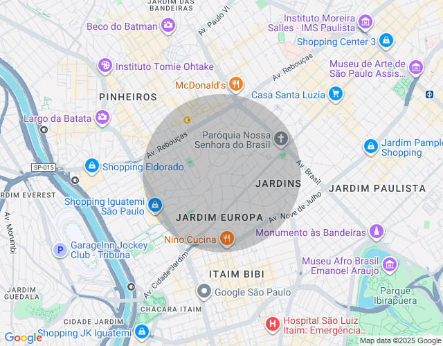 Imóvel no mapa