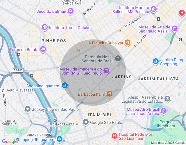Imóvel no mapa