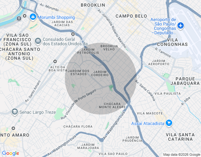 Imóvel no mapa