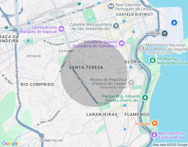 Imóvel no mapa