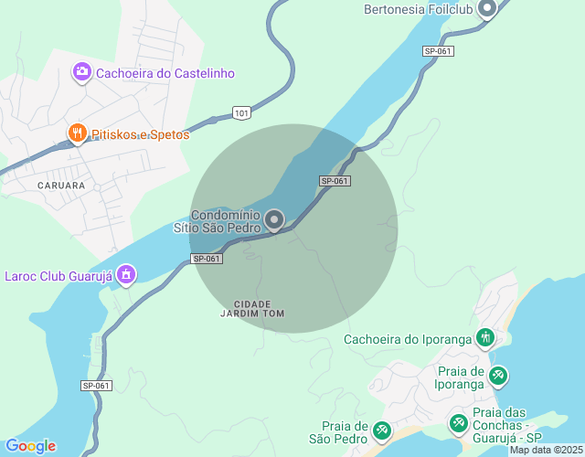 Imóvel no mapa