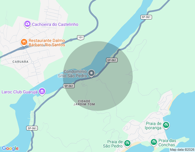 Imóvel no mapa