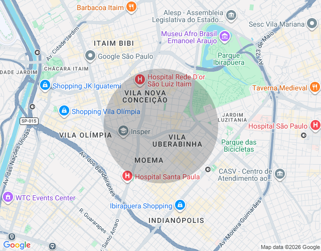 Imóvel no mapa