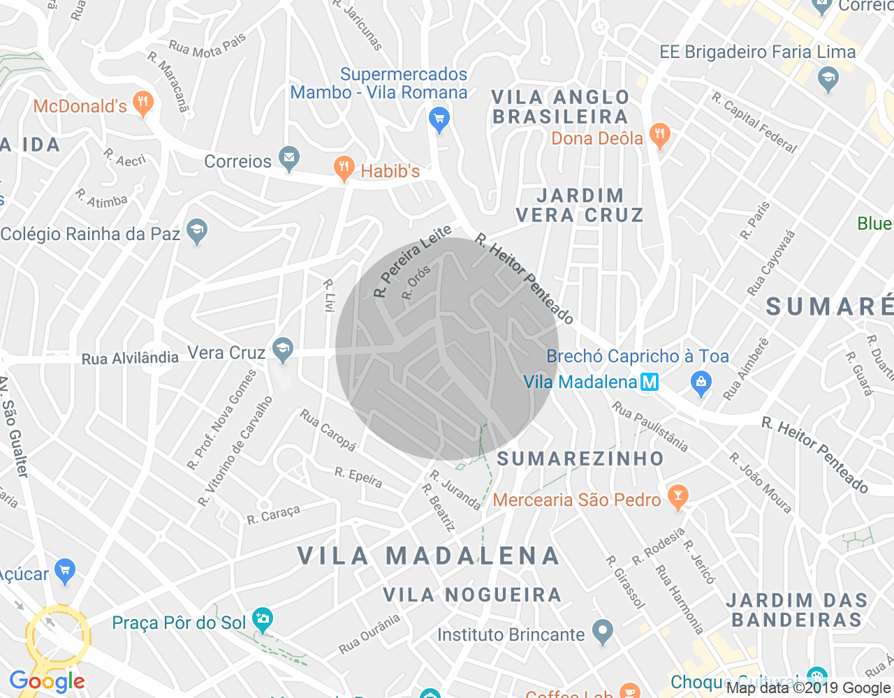 Imóvel no mapa