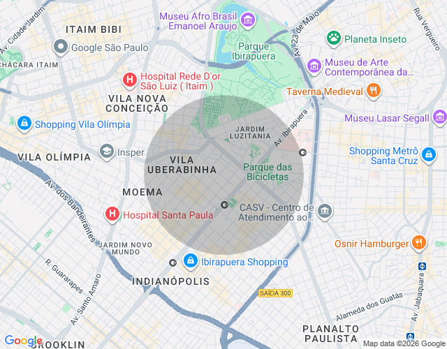 Imóvel no mapa