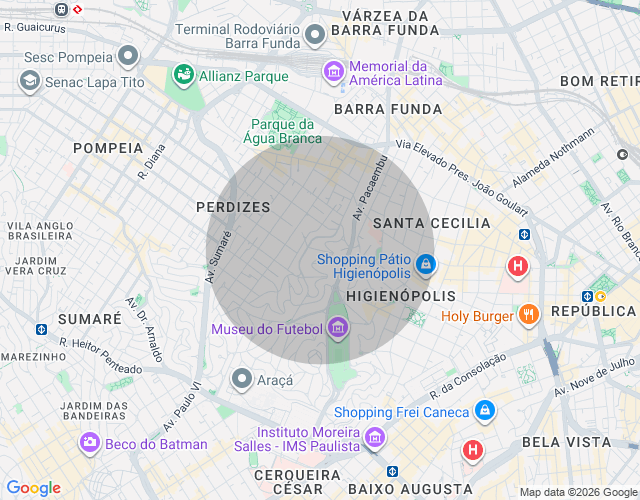 Imóvel no mapa