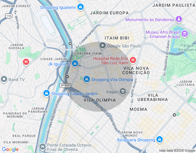 Imóvel no mapa
