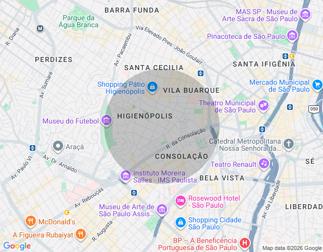 Imóvel no mapa