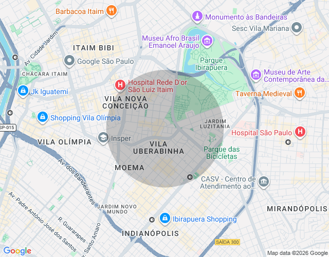 Imóvel no mapa