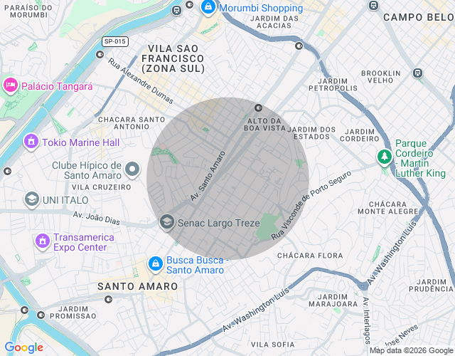 Imóvel no mapa