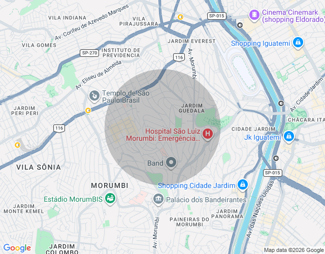 Imóvel no mapa