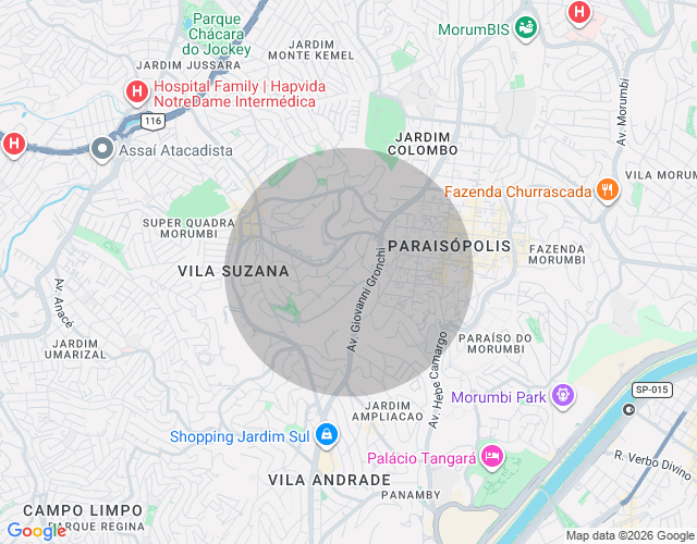 Imóvel no mapa