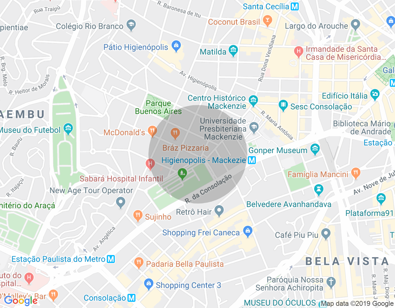Imóvel no mapa