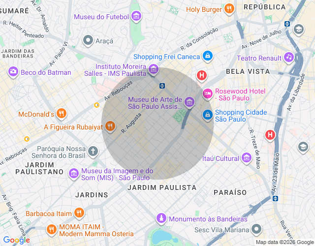 Imóvel no mapa