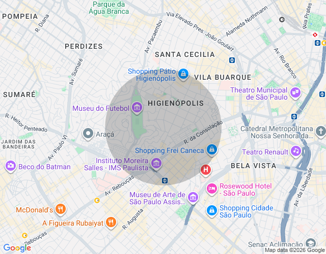 Imóvel no mapa