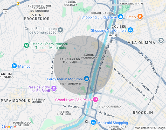 Imóvel no mapa