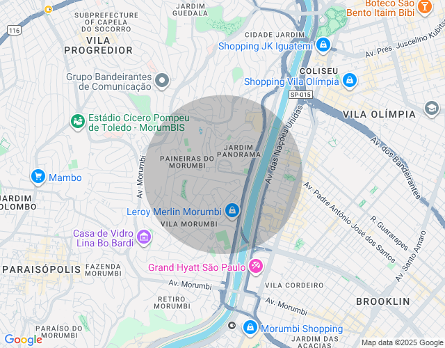 Imóvel no mapa