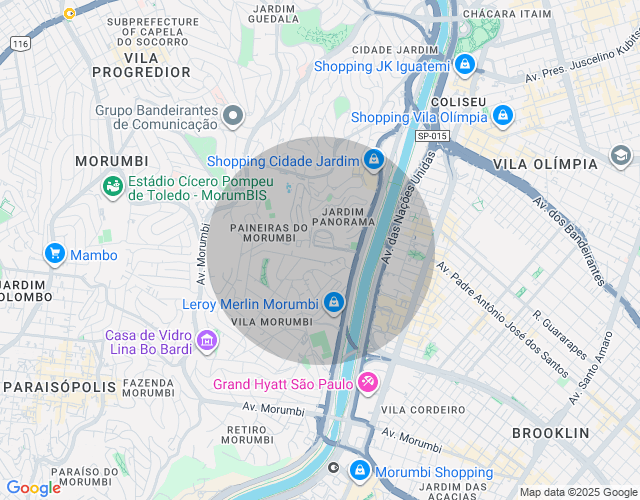 Imóvel no mapa