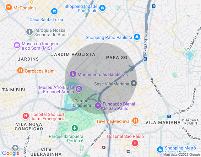 Imóvel no mapa