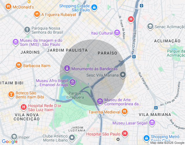 Imóvel no mapa