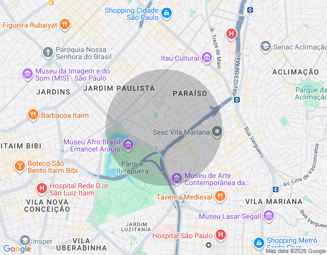 Imóvel no mapa