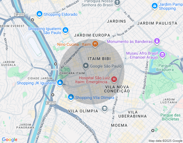Imóvel no mapa