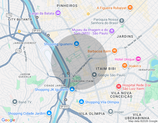 Imóvel no mapa