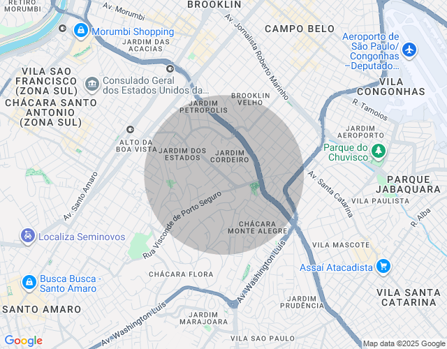 Imóvel no mapa