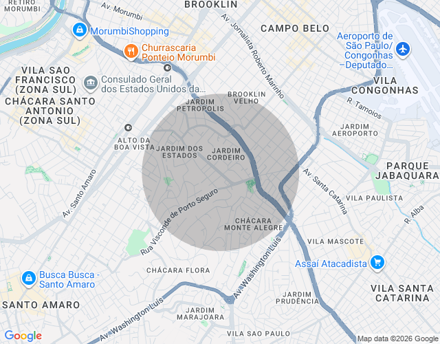 Imóvel no mapa
