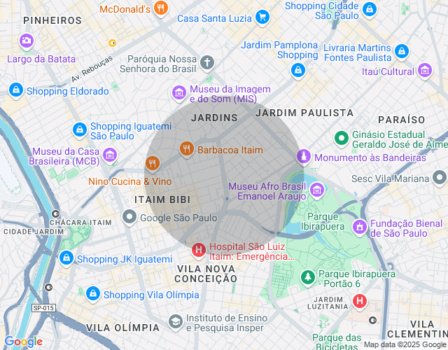 Imóvel no mapa