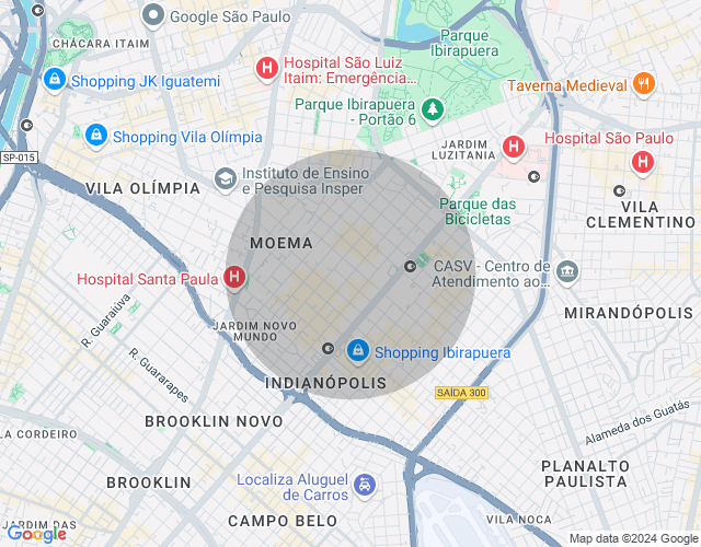 Imóvel no mapa