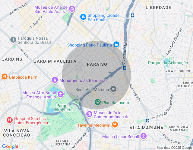 Imóvel no mapa