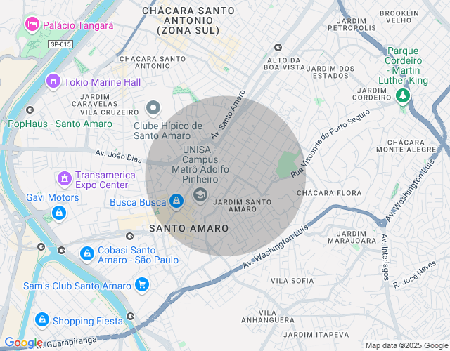 Imóvel no mapa