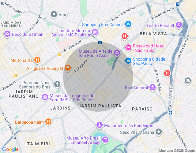 Imóvel no mapa