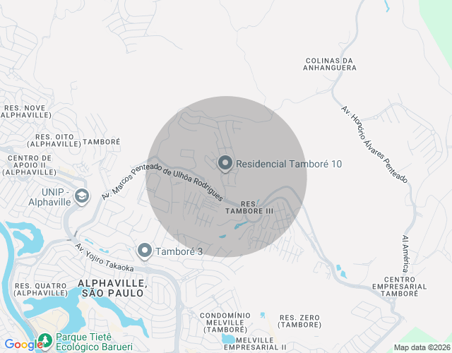 Imóvel no mapa