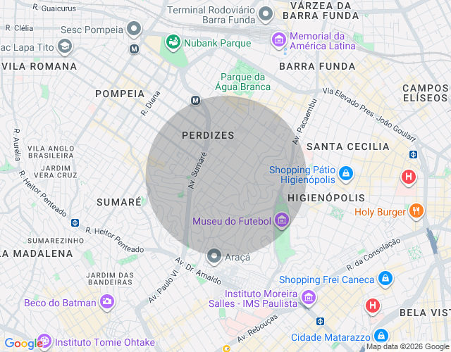 Imóvel no mapa