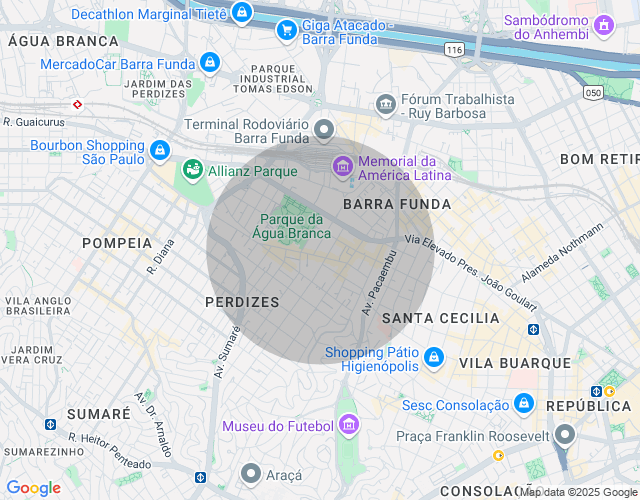 Imóvel no mapa