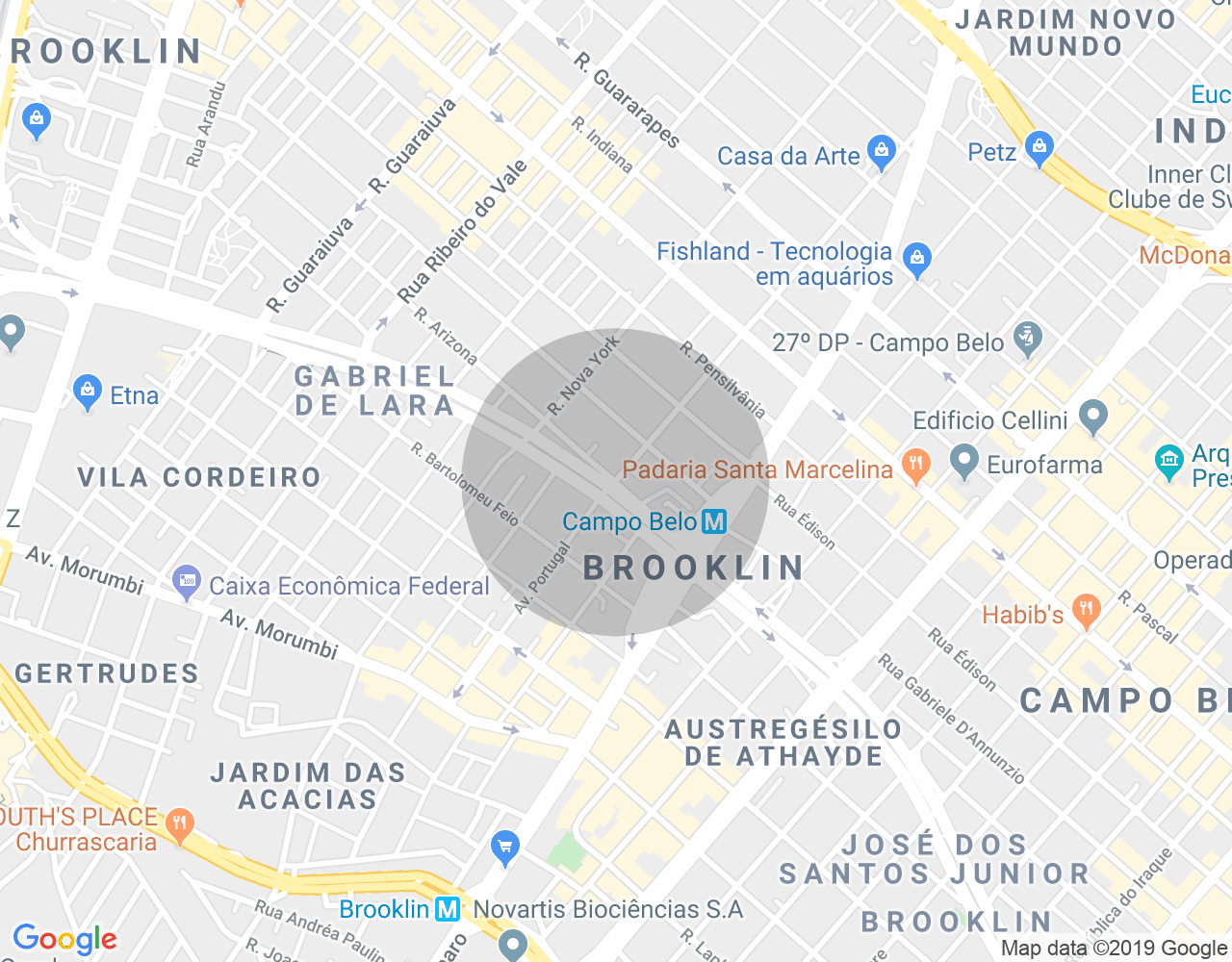 Imóvel no mapa