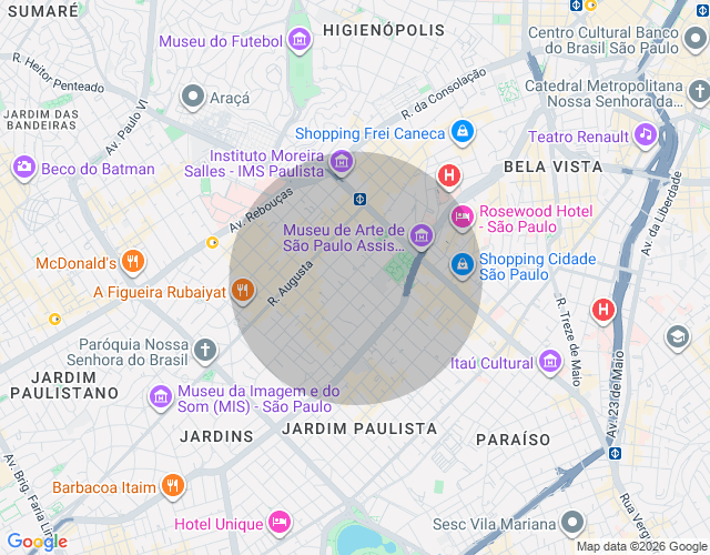 Imóvel no mapa