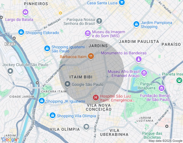 Imóvel no mapa