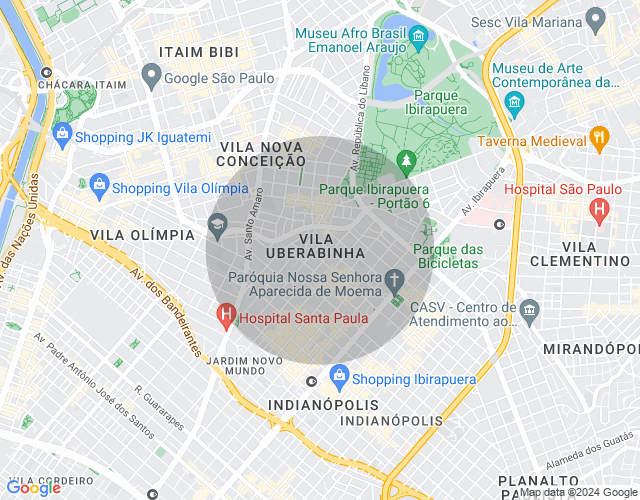 Imóvel no mapa