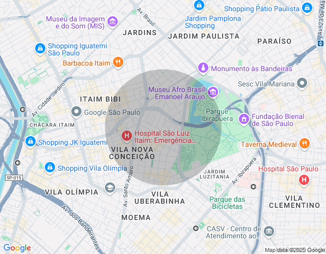 Imóvel no mapa